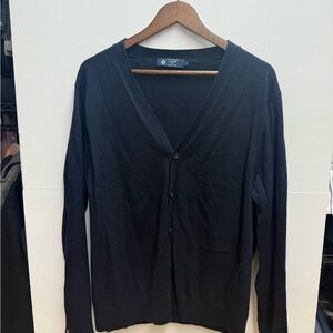 J. Crew Men's Navy Cardigan Sweater